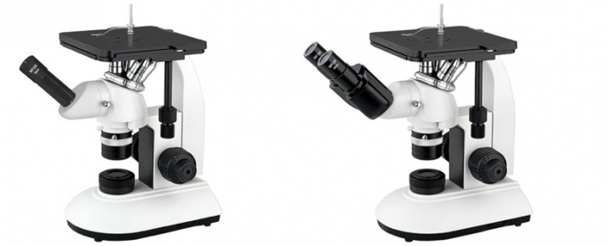 Système optique inversé par Trinocular mécanique d'infini de microscope métallurgique d'étape